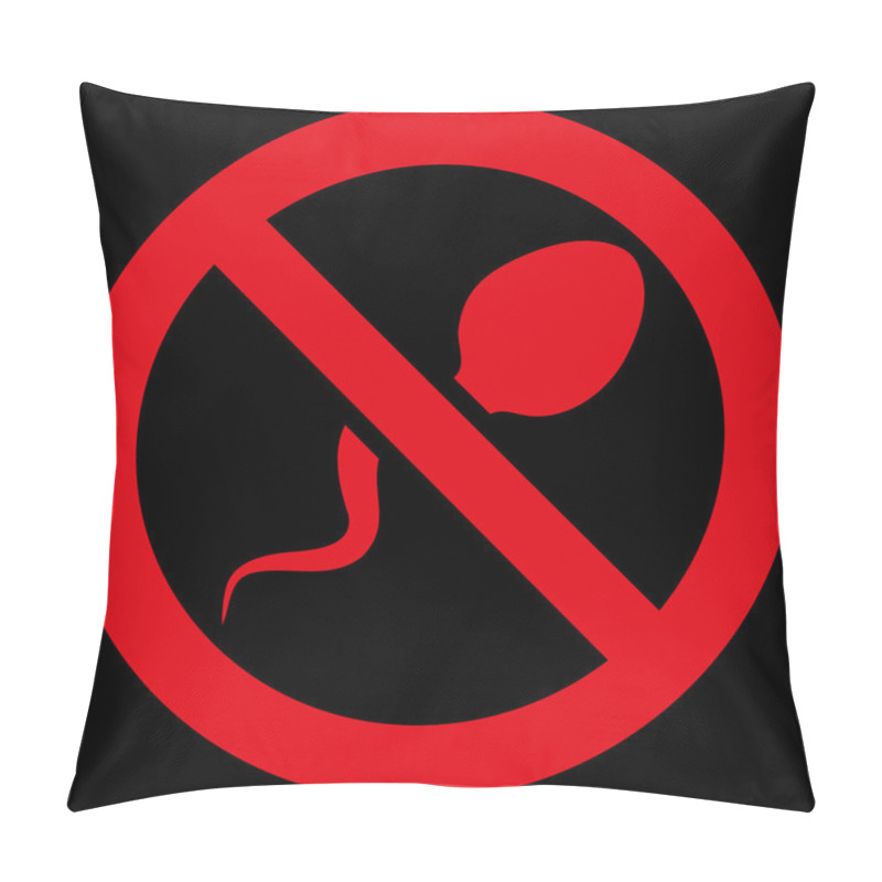 Personality  Spermicide Icon Pillow Covers