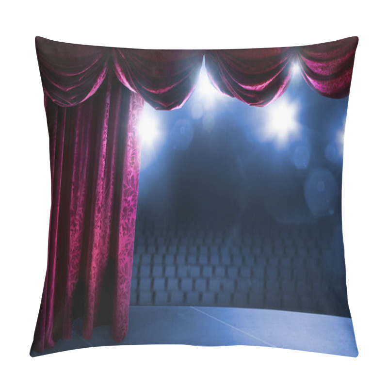 Personality  Theater Curtain With Dramatic Lighting Pillow Covers