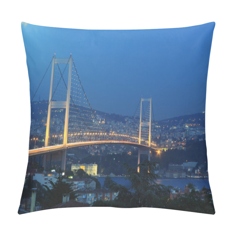 Personality  Bosphorus Bridge Pillow Covers