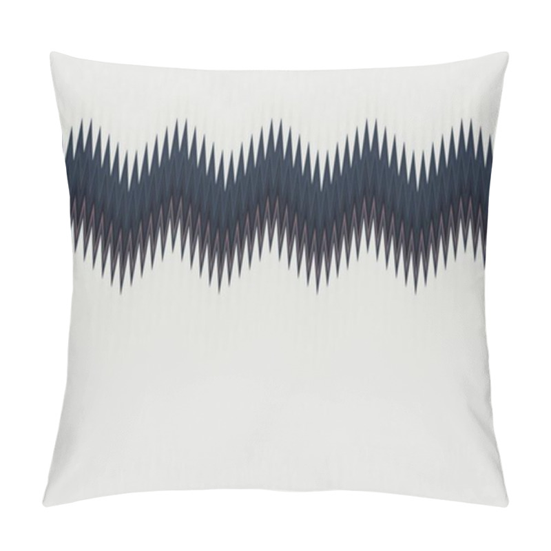 Personality  Chevron Zigzag White Bright Pastel. Mosaic. Pillow Covers