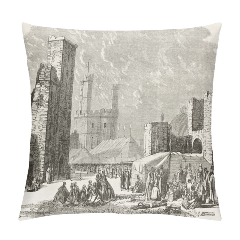 Personality  Caernarfon Castle Pillow Covers