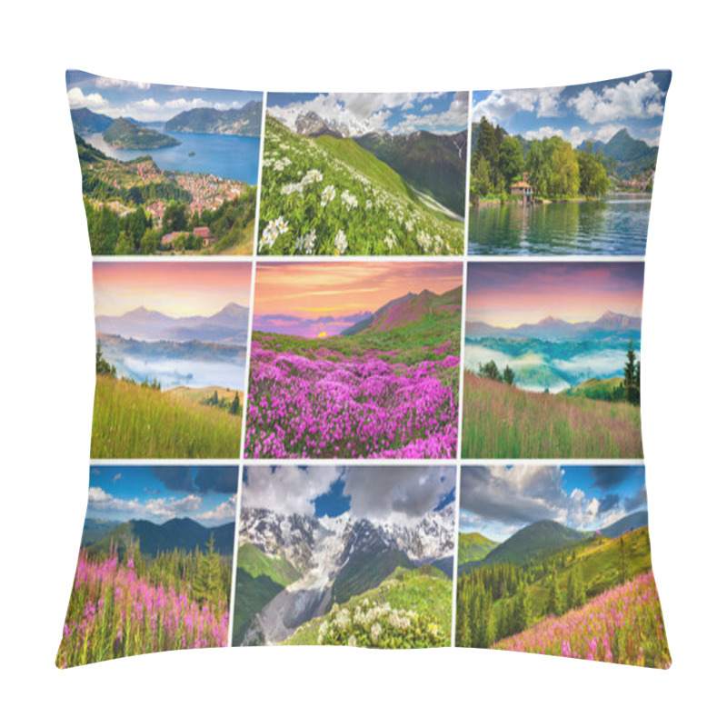 Personality  9  Summer Landscapes Pillow Covers