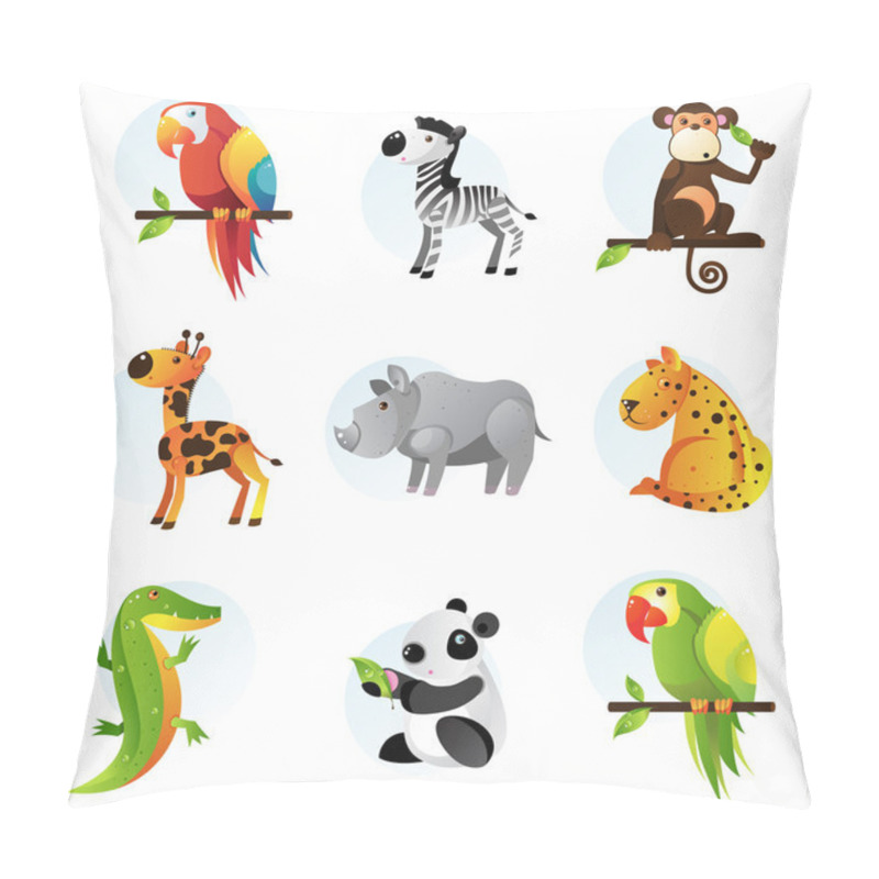 Personality  Different Bright Animals Pillow Covers