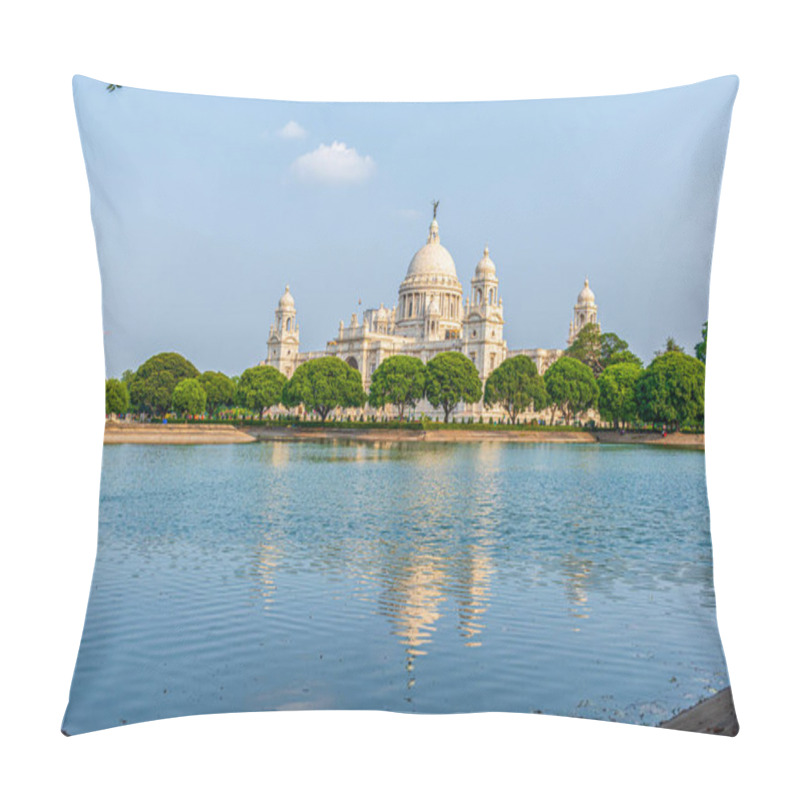 Personality  View Of Victoria Memorial Kolkata With Vibrant Moody Sky In The Background. Victoria Memorial Is A Monument And Museum Built In The Memory Of Queen Victoria In 1921 At Kolkata In India Pillow Covers