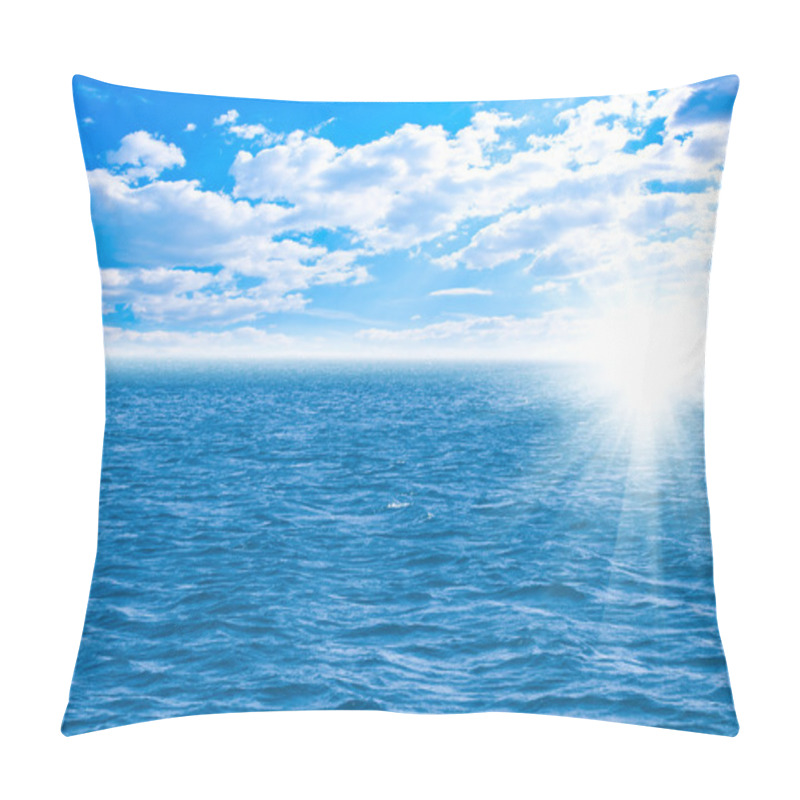 Personality  Perfect Sky And Water Of Ocean Pillow Covers