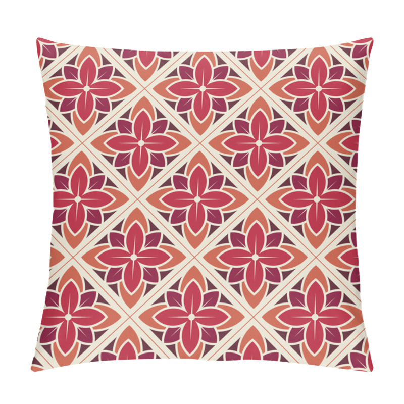 Personality  Seamless Flowers Pattern Pillow Covers