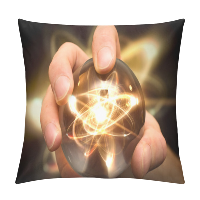 Personality  Crystal Ball Atom Pillow Covers