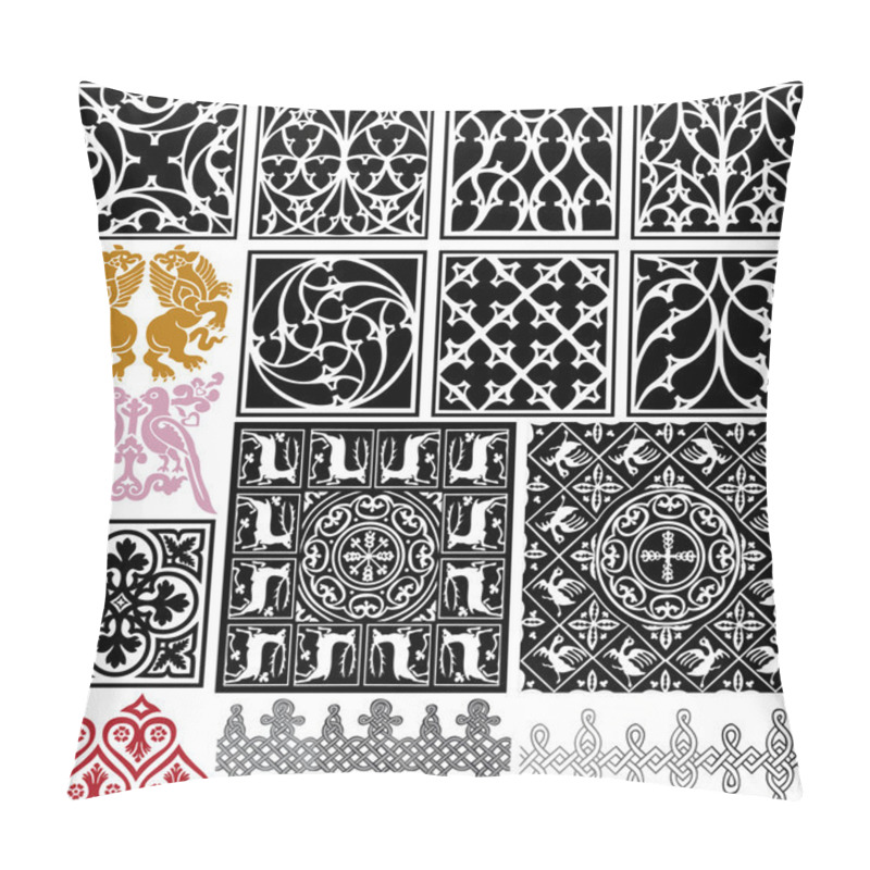 Personality  Medieval Patterns Pack Pillow Covers