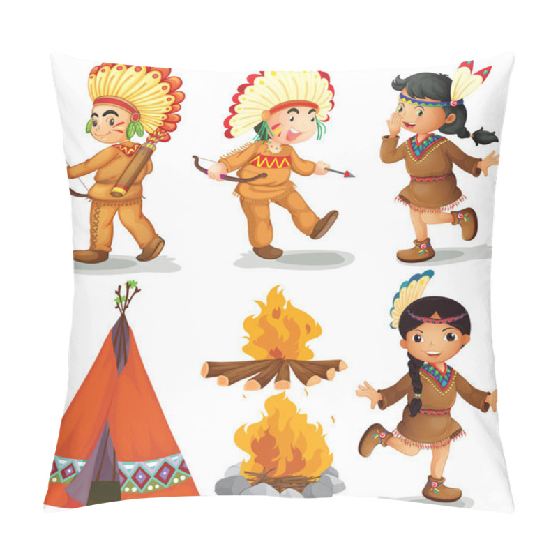 Personality  Indians Pillow Covers