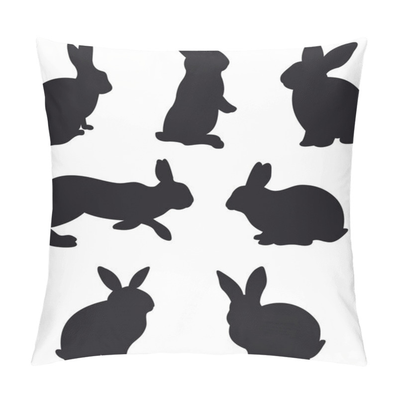 Personality  Rabbit Vector Pillow Covers