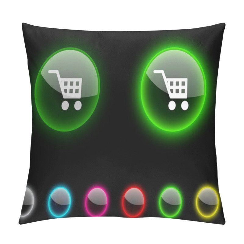 Personality  Buy Button. Pillow Covers