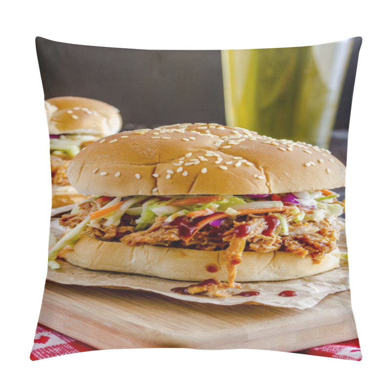 Personality  Barbeque Pulled Pork Sandwiches Pillow Covers