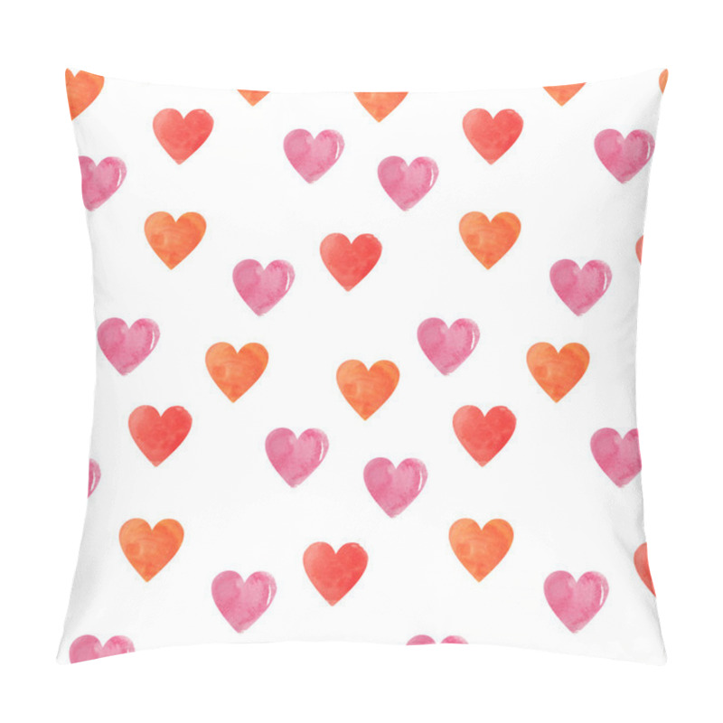 Personality  Seamless Pattern Of Hearts Pillow Covers