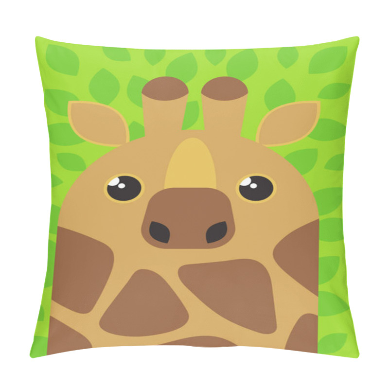 Personality  Cute Giraffe Character Pillow Covers