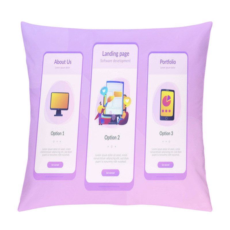 Personality  Front End Development It App Interface Template Pillow Covers