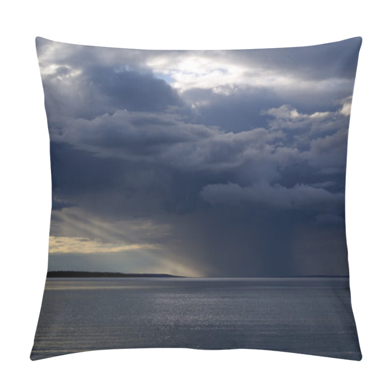 Personality  Landscape With Cloudy Sky And Sunbeam Pillow Covers