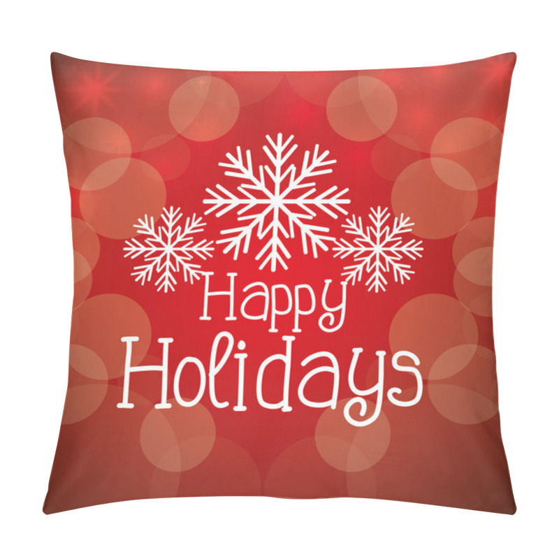 Personality  Happy Holidays Christmas Design Pillow Covers