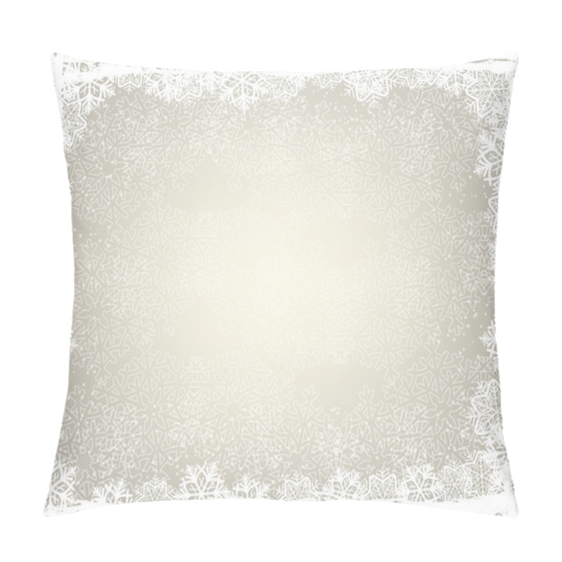 Personality  Snowflake Frame Pillow Covers