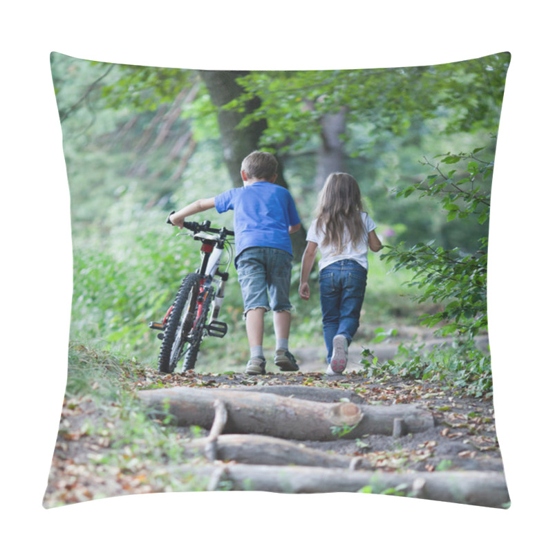 Personality  Children In Forest Pillow Covers