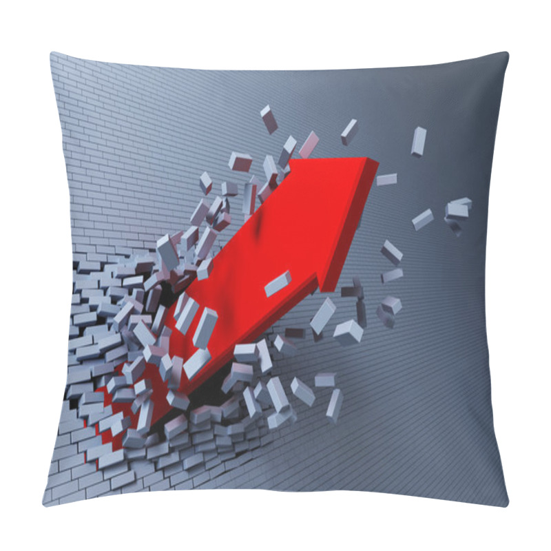 Personality  Burst Through Arrow Pillow Covers