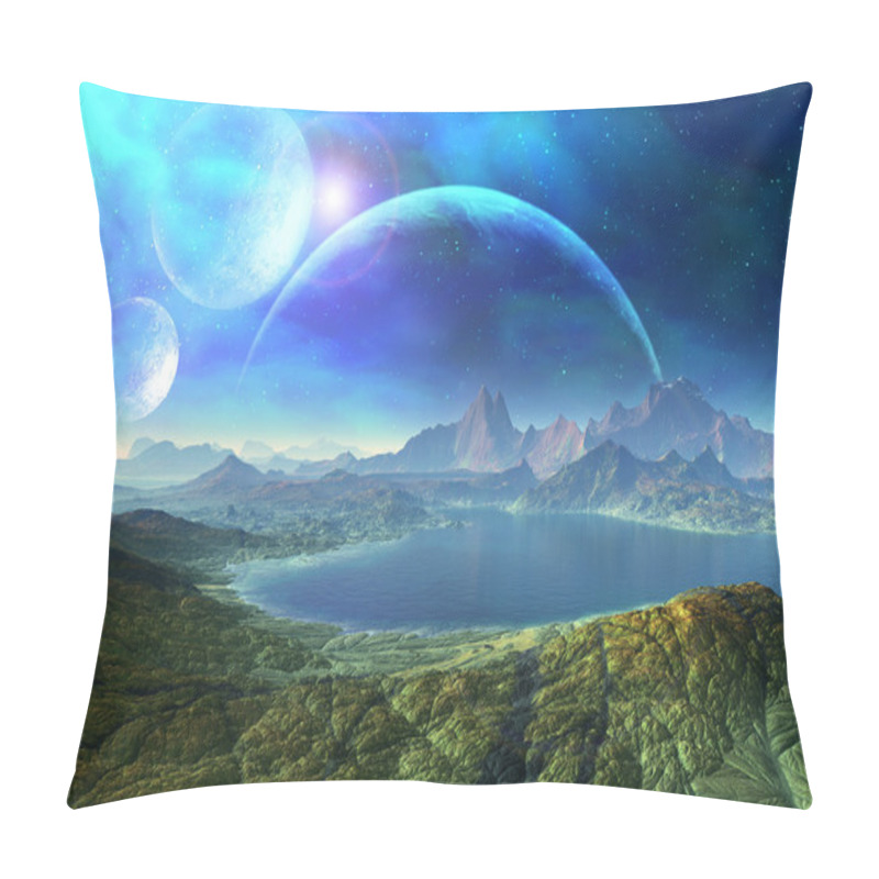 Personality  Rainbow Planet Pillow Covers