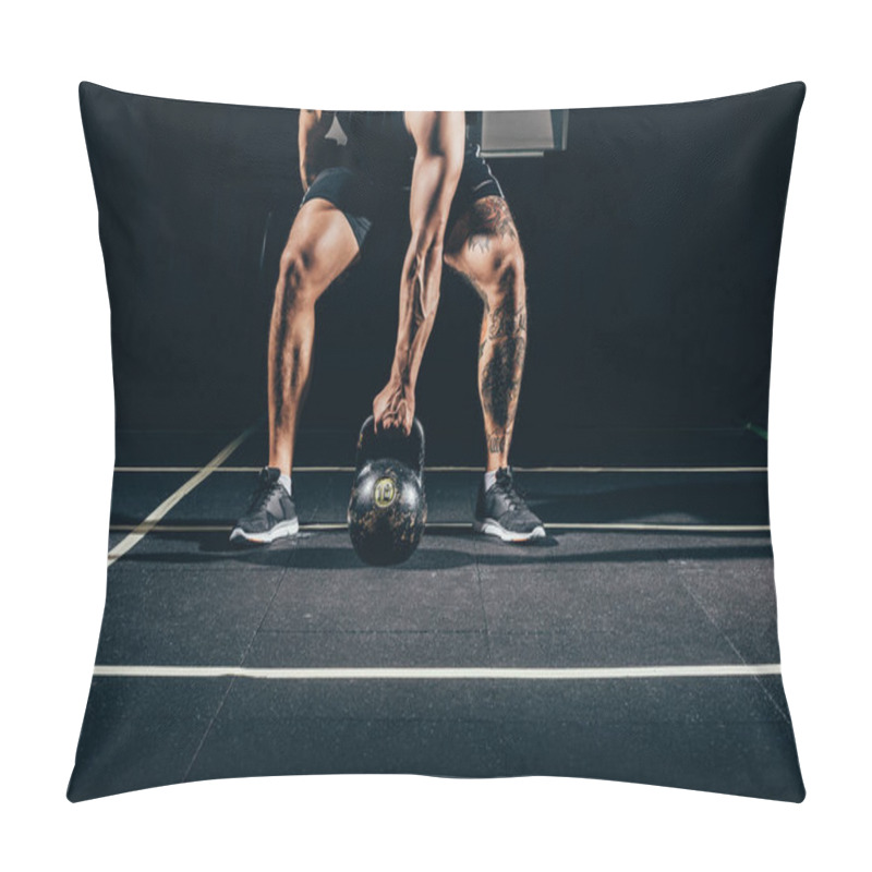 Personality  Sportsman Lifting Kettlebell Pillow Covers