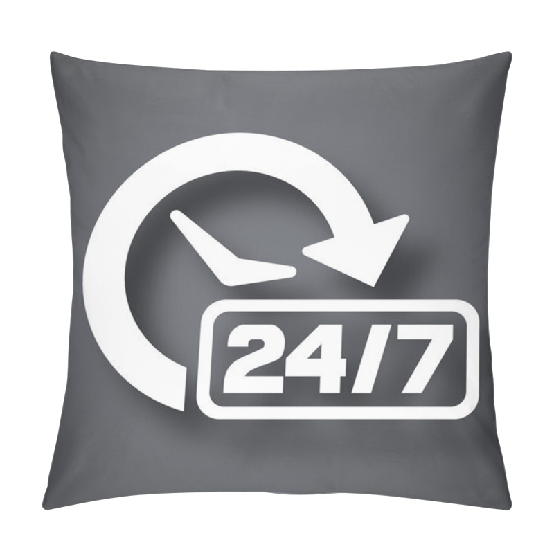 Personality  Open Hours And Days Icon Pillow Covers