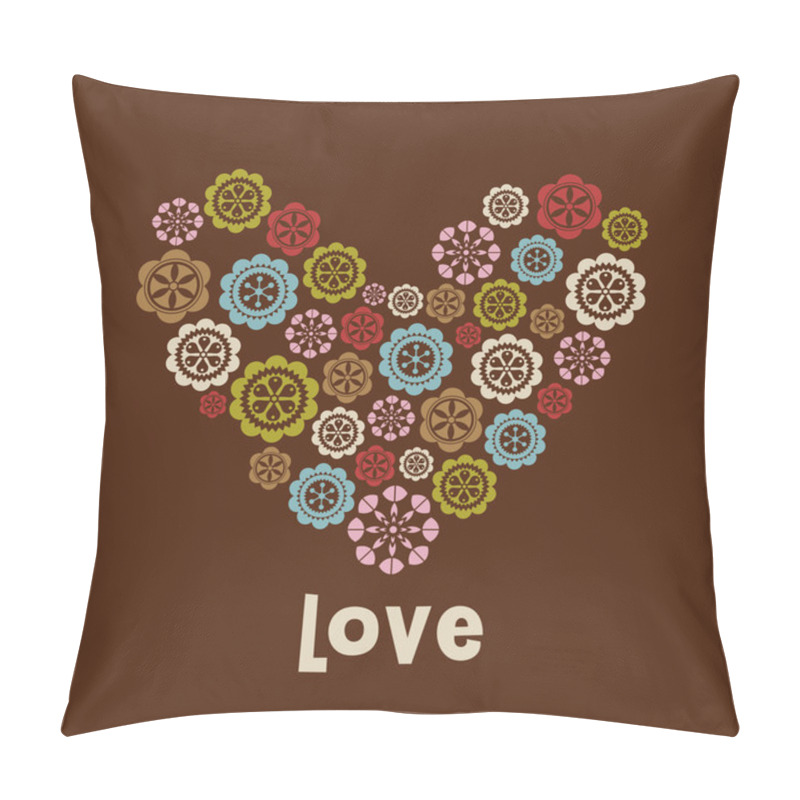 Personality  Love Card Design Pillow Covers