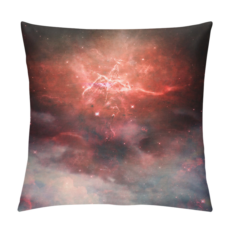 Personality  Red Nebulae Pillow Covers