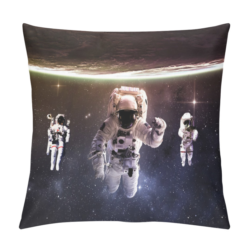 Personality  Astronaut In Outer Space. Elements Of This Image Furnished By NASA. Pillow Covers