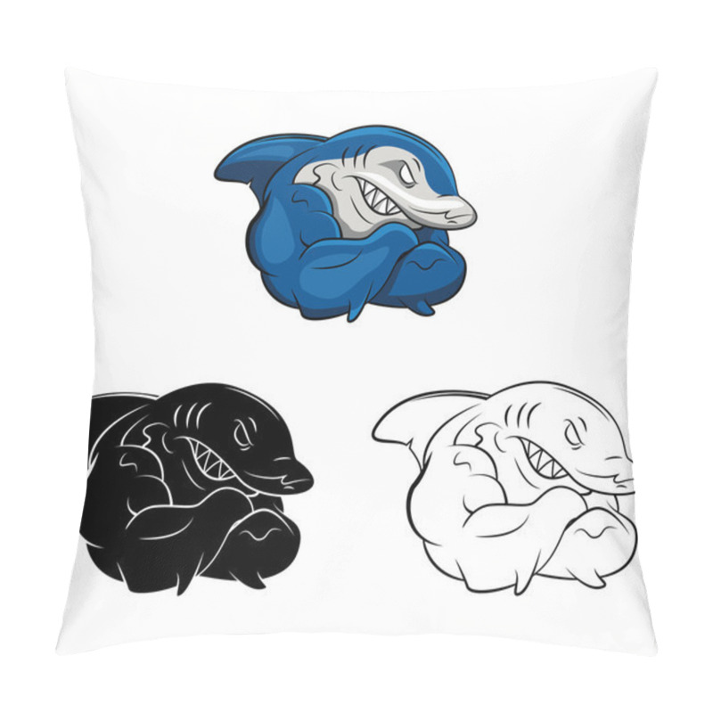 Personality  Sharks Strong Collection Pillow Covers