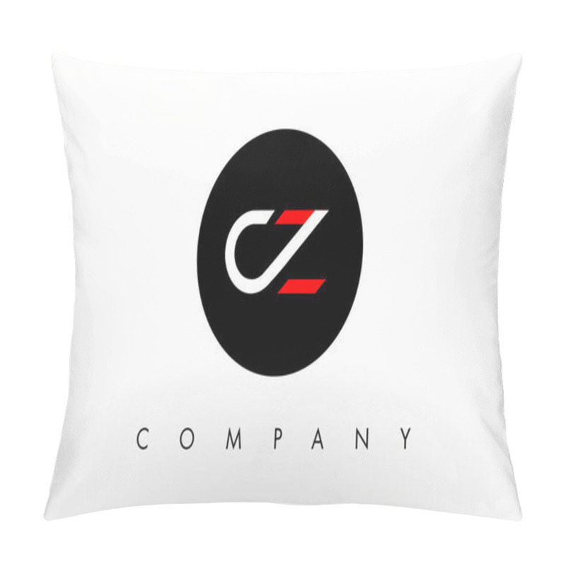 Personality  CZ Logo.  Letter Design Vector. pillow covers