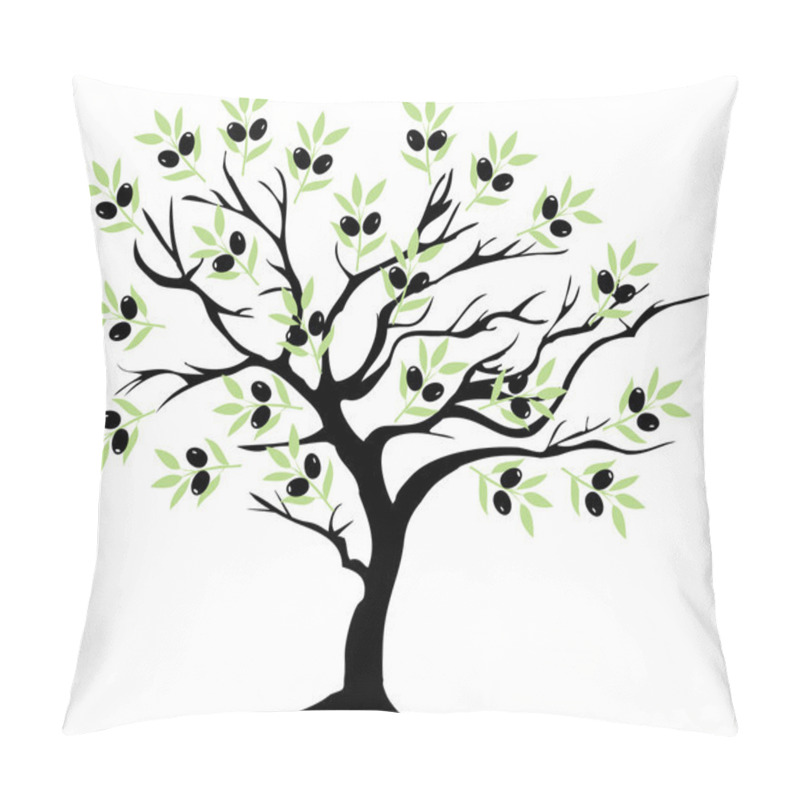 Personality  Olive Tree Vector Pillow Covers