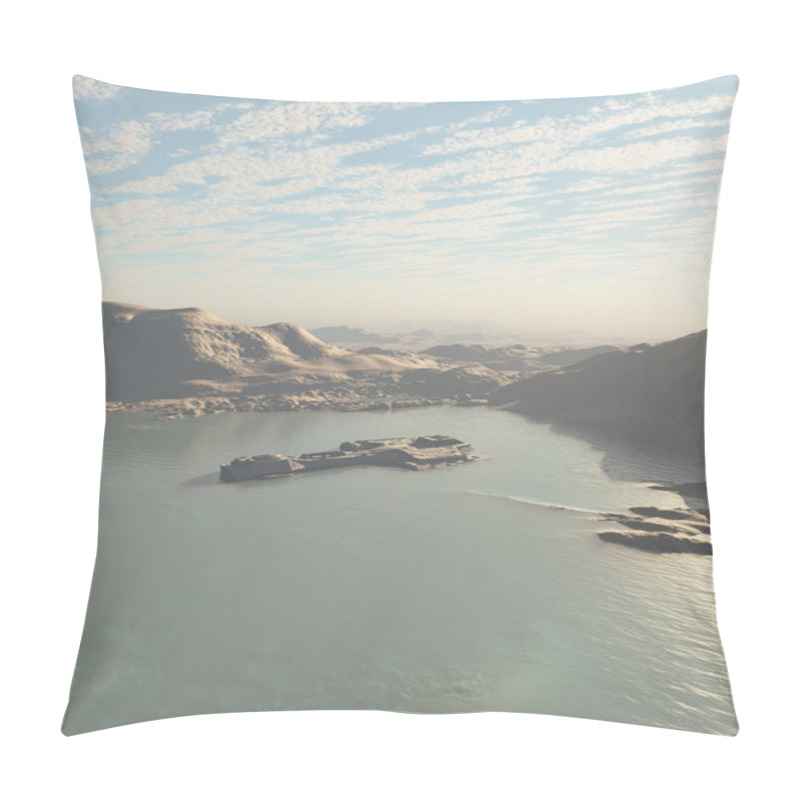 Personality  Spaceship Crash Landing At Sea Pillow Covers