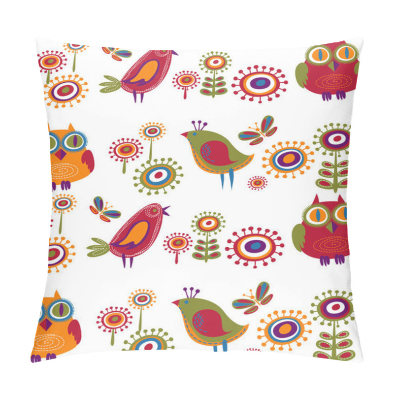 Personality  Flowers And Birds - 2 Pillow Covers