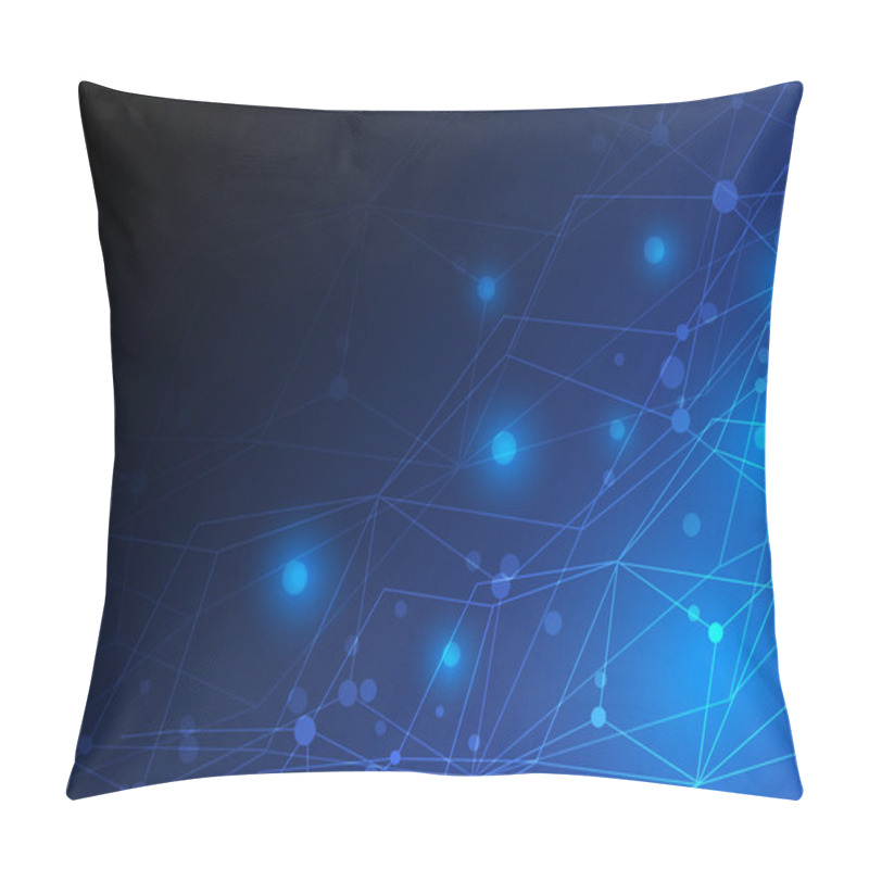 Personality  Abstract Network Concept Design Pillow Covers