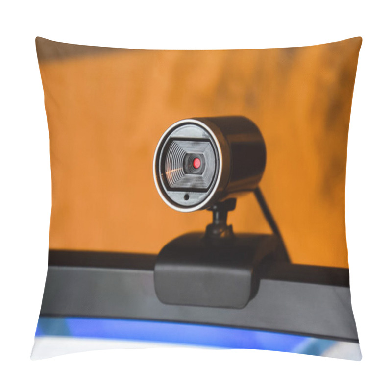 Personality  Web Camera, Attached To The Monitor Pillow Covers