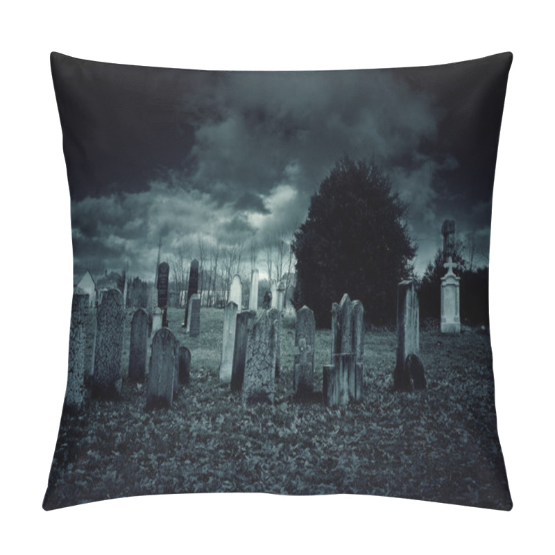 Personality  Cemetery Night Pillow Covers