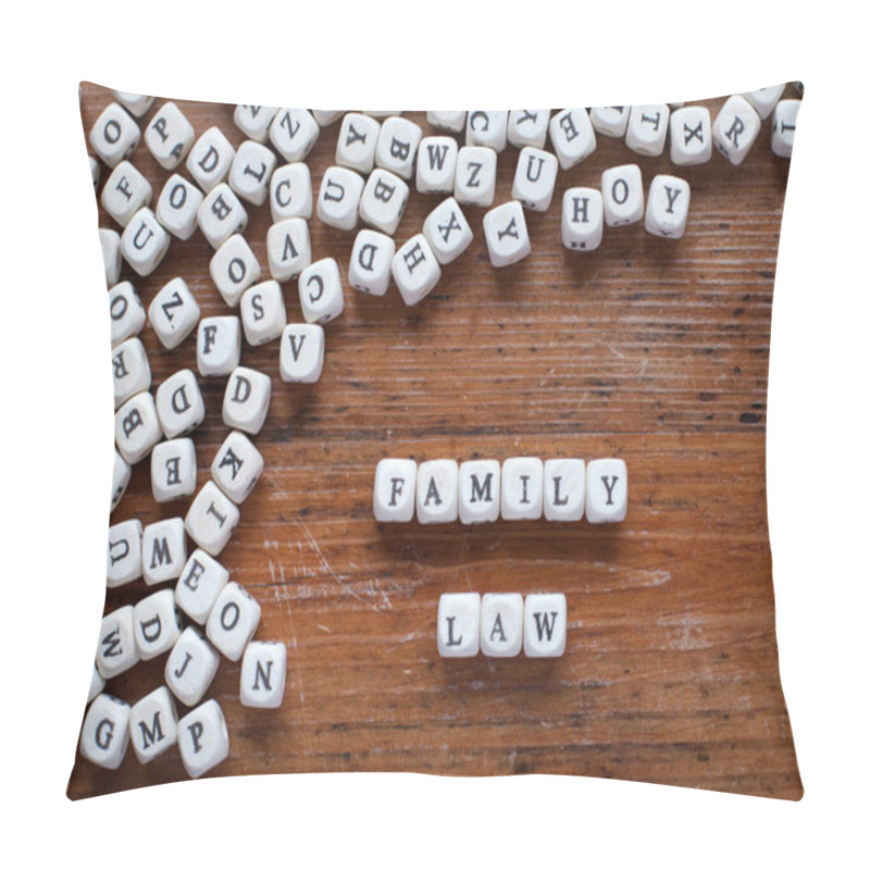 Personality  Words From Wooden Letters Pillow Covers