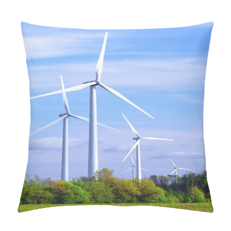 Personality  Wind Turbines Pillow Covers