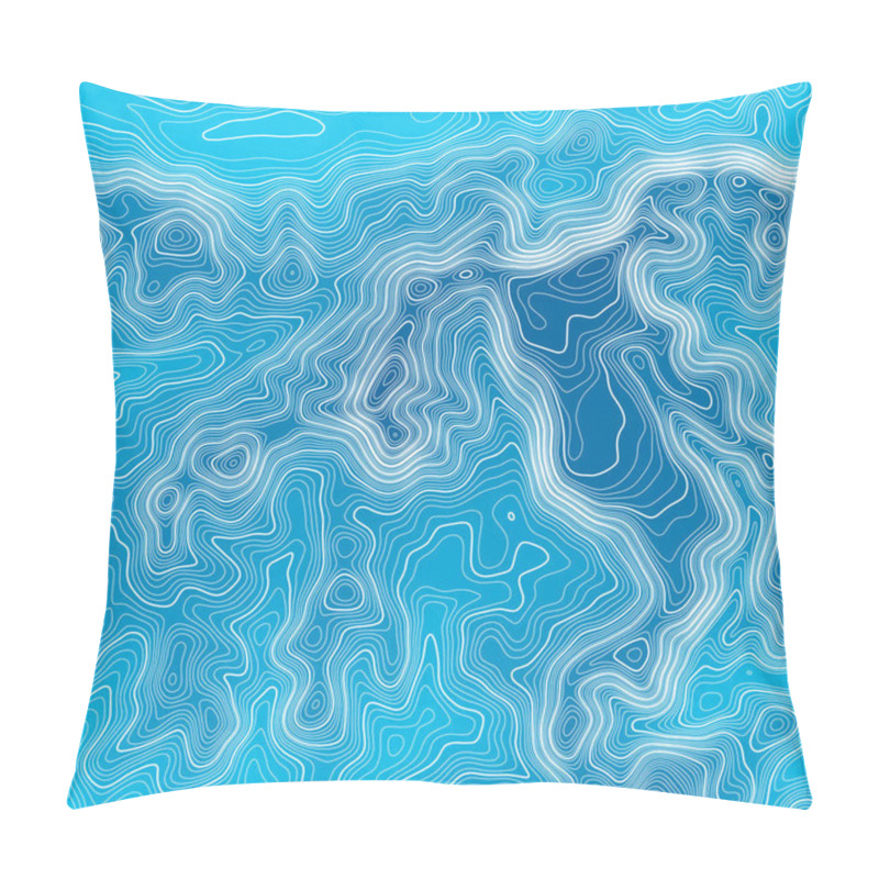 Personality  Topographic Map Background With Space For Copy . Line Topography Map Contour Background , Geographic Grid Abstract Vector Illustration . Abstract Geometric Lines . Pillow Covers