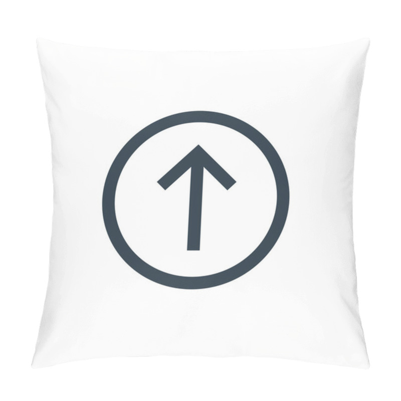 Personality  Up Arrow Icon Vector From Basic Ui Concept. Thin Line Illustration Of Up Arrow Editable Stroke. Up Arrow Linear Sign For Use On Web And Mobile Apps, Logo, Print Media. Pillow Covers