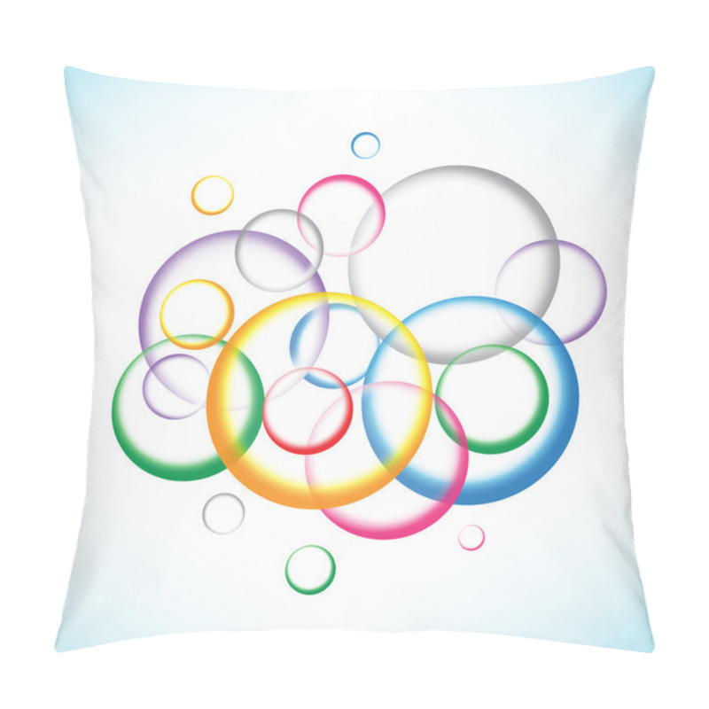 Personality  Eps10 Circles Background Pillow Covers