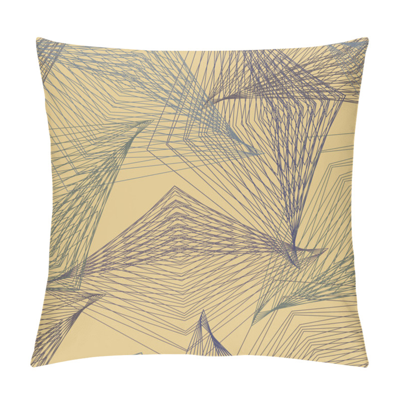 Personality  Geometrical Linear Pattern, Art Deco Style Pillow Covers