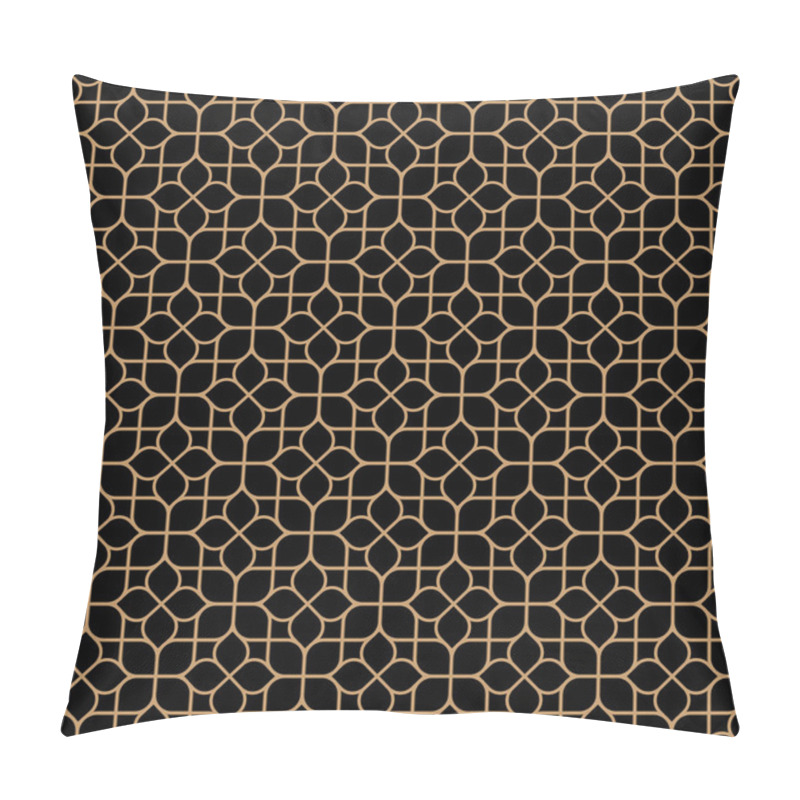 Personality  Dark Seamless Flowers Pattern Pillow Covers