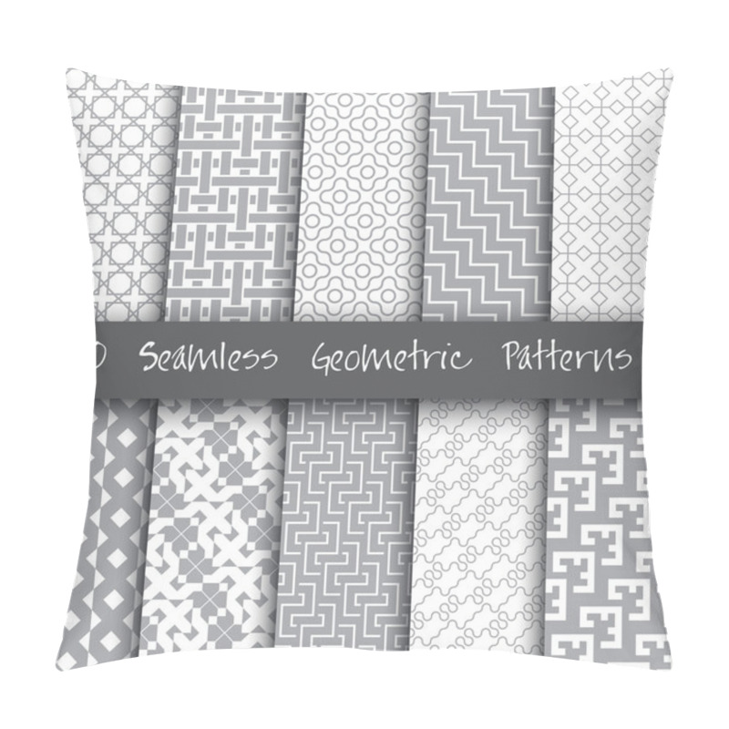 Personality  Grunge Seamless Geometric Patterns Pillow Covers