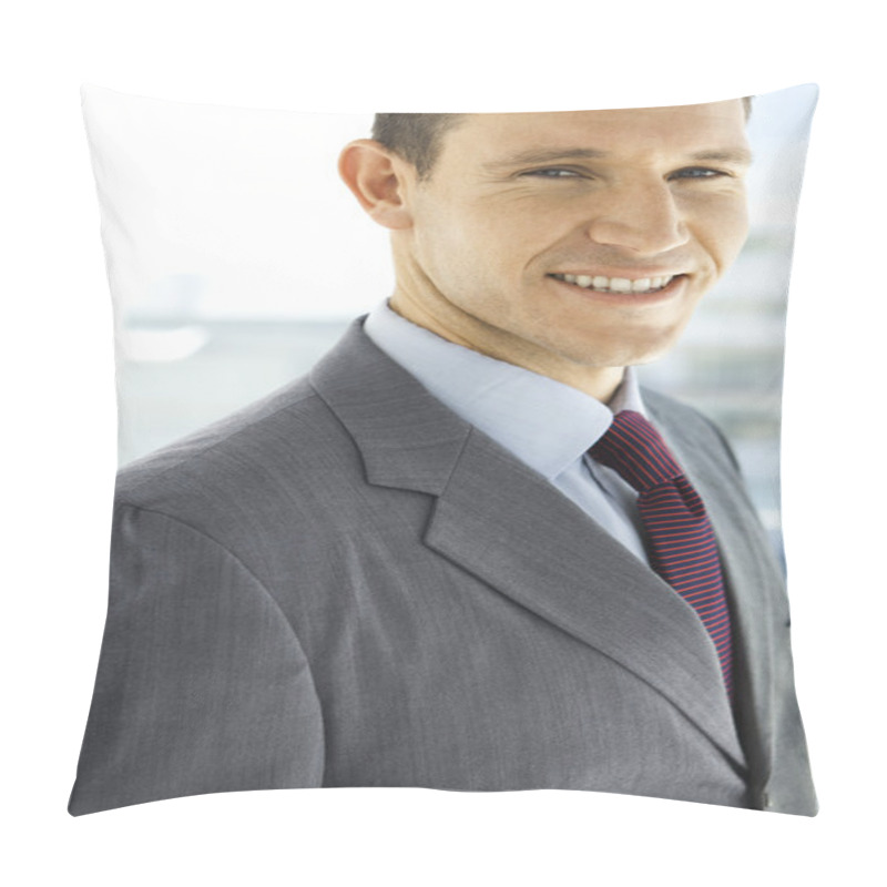 Personality  Single Young Businessman Pillow Covers