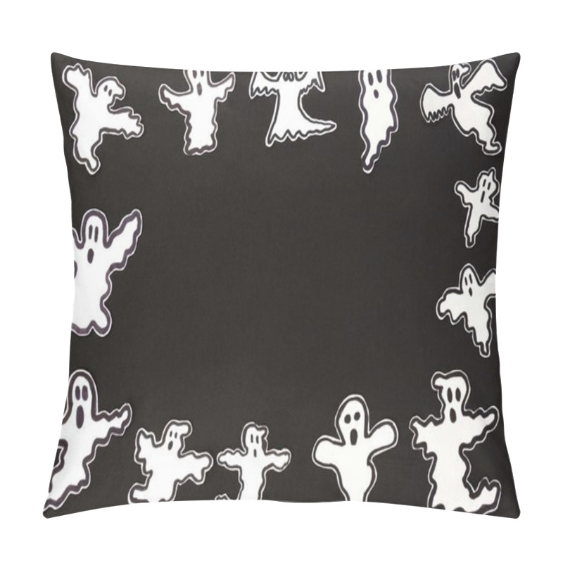 Personality  Halloween Frame Ghost  Horizontal Pillow Covers