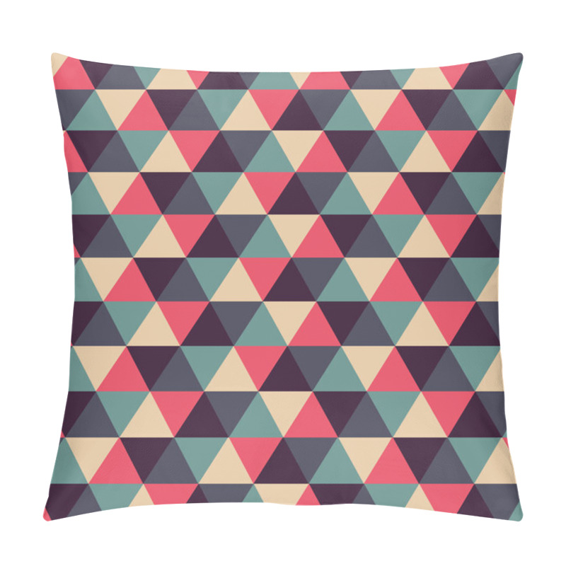 Personality  Geometric Background With Triangles Pillow Covers