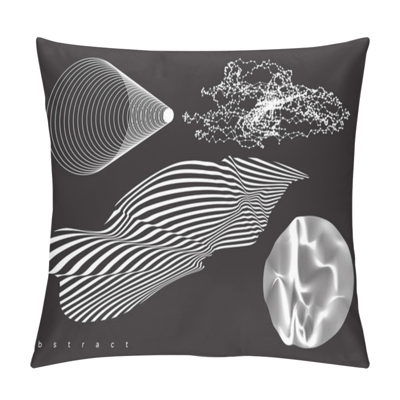 Personality  Modern Geometric Shapes Set Pillow Covers